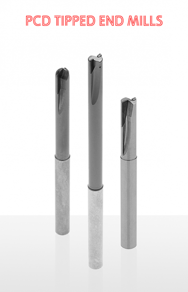 PCD TIPPED END MILLS