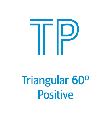 TP - TRIANGULAR 60º POSITIVE