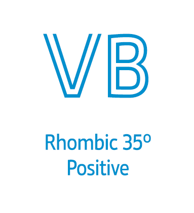 VB - RHOMBIC 35º POSITIVE