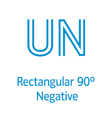 UN - RECTANGULAR 90º NEGATIVE