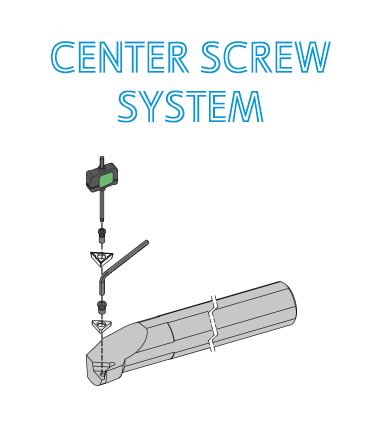CENTER SCREW SYSTEM